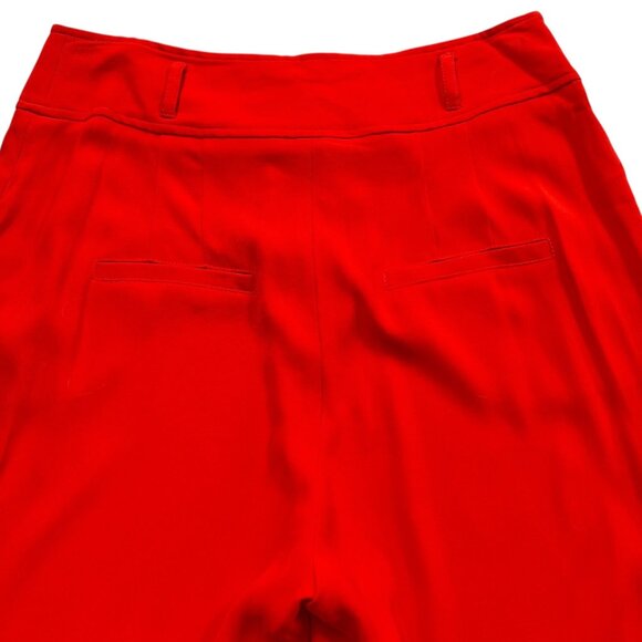 Veronica Beard Women's Straight Leg Trousers Red Size 10 - Picture 5 of 7
